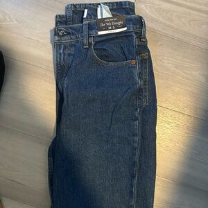 Abercrombie 90s Straight Jeans - Dark Blue